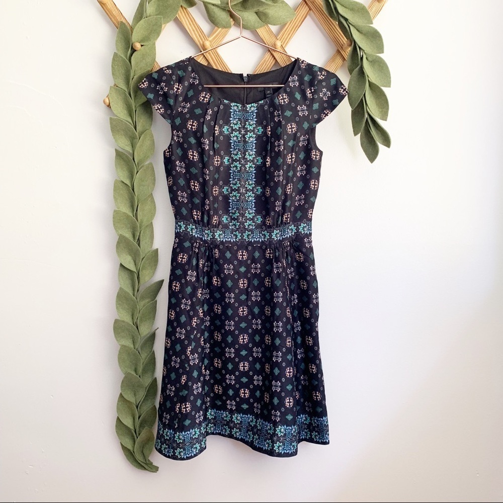 J. Crew mirrored Floral Print Silk Dress - Picture 2 of 7